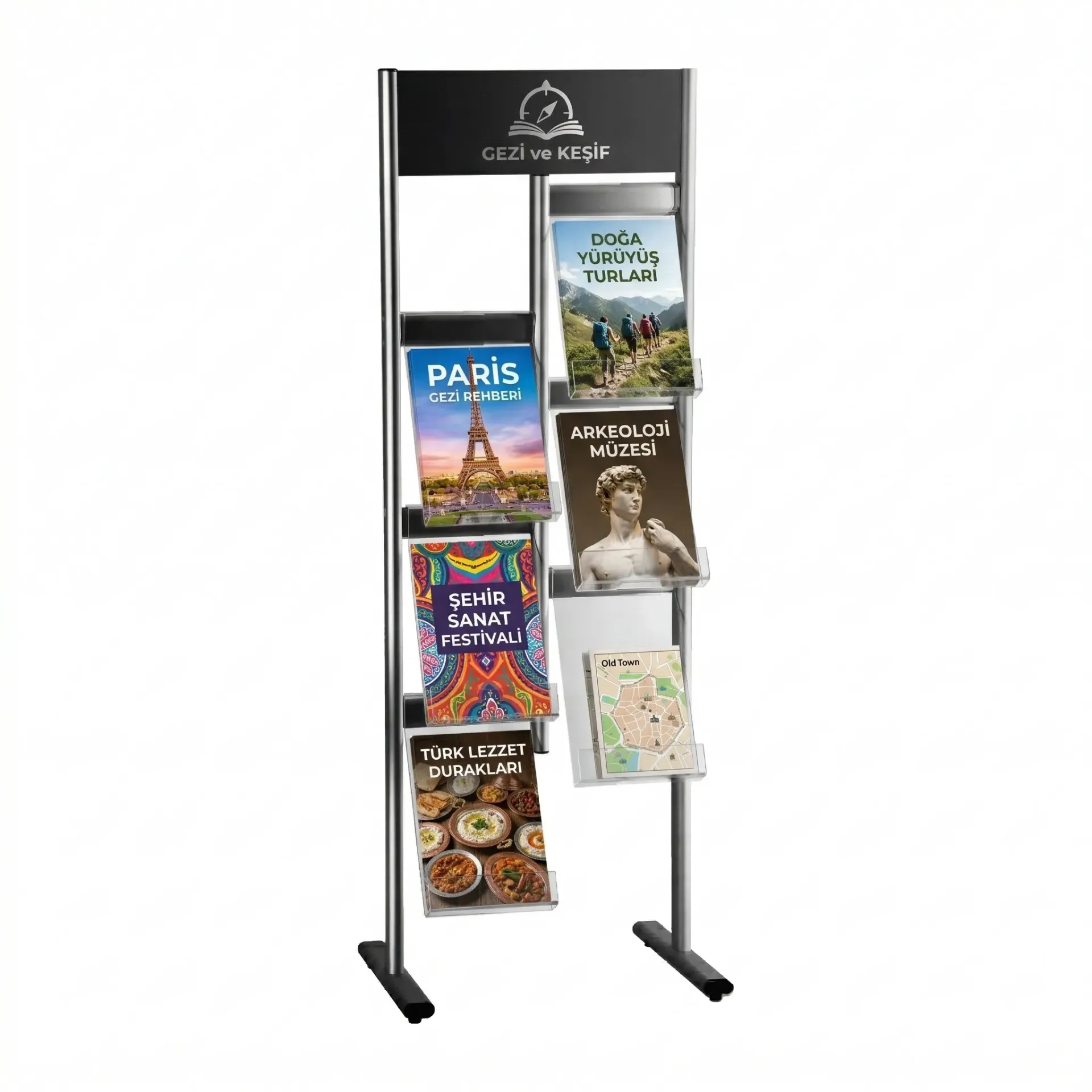 Step Brochure Stand “6A4”